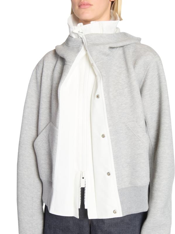 最終値下げ❗️超美品❗️sacai SpongeSweat xNylonHoodie Sponge Sweat x Nylon Twill Hoodie | sacai Official Store