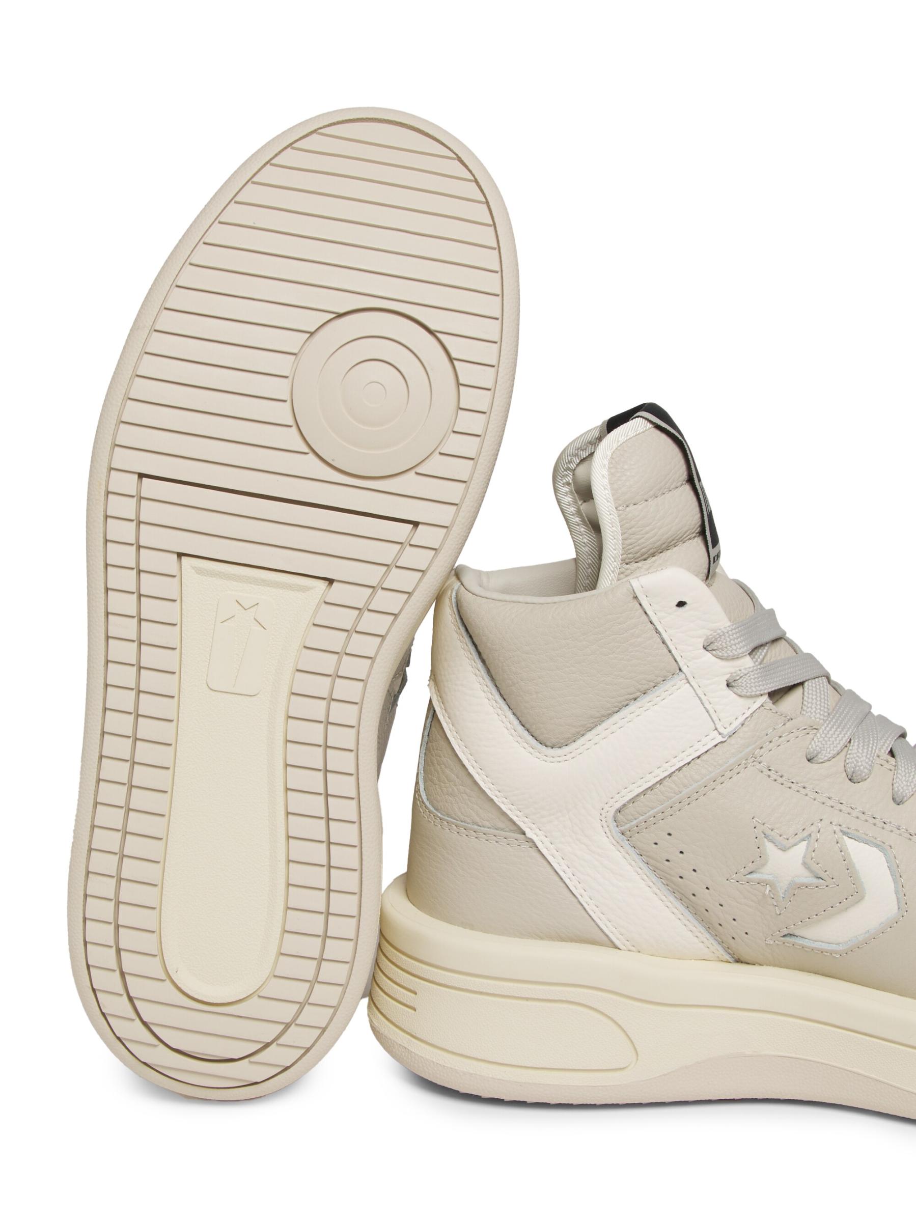 *DRKSHDW by Rick Owens*Turbowpn レザースニーカー ホワイト Converse x DRKSHDW TURBOWPN Unisex Mid Shoe. Converse.com