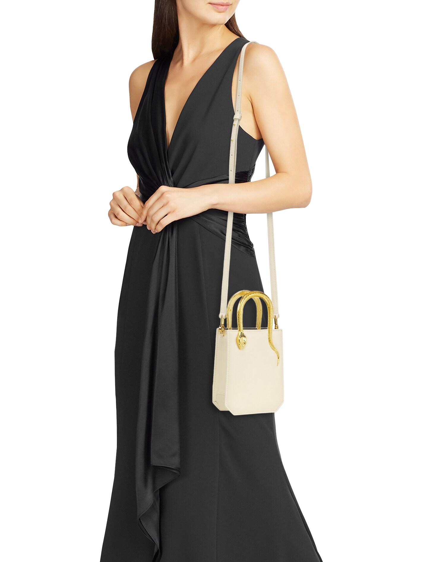 *Bvlgari*レザー トートバッグ サーペンタイン デュオ Serpentine Duo Top Handle 294298 | Bulgari