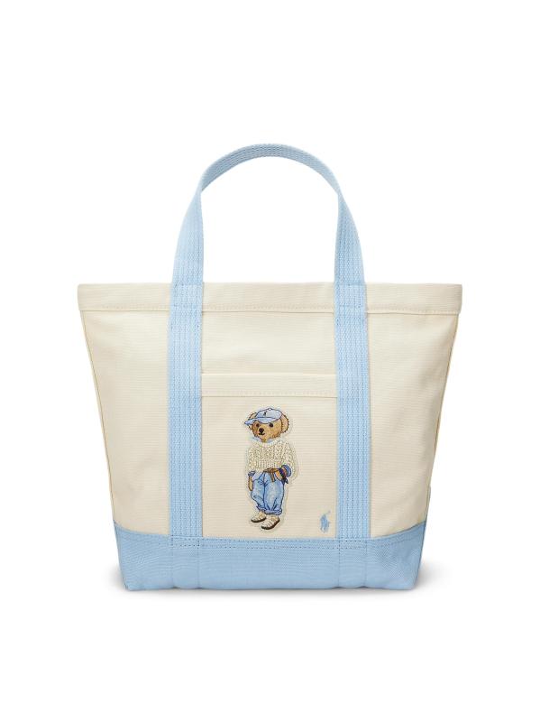 【希少レア】Vintage Ralph Lauren Polo Bear Bag Shop Polo Ralph Lauren - Small Embroidered Polo Bear Canvas