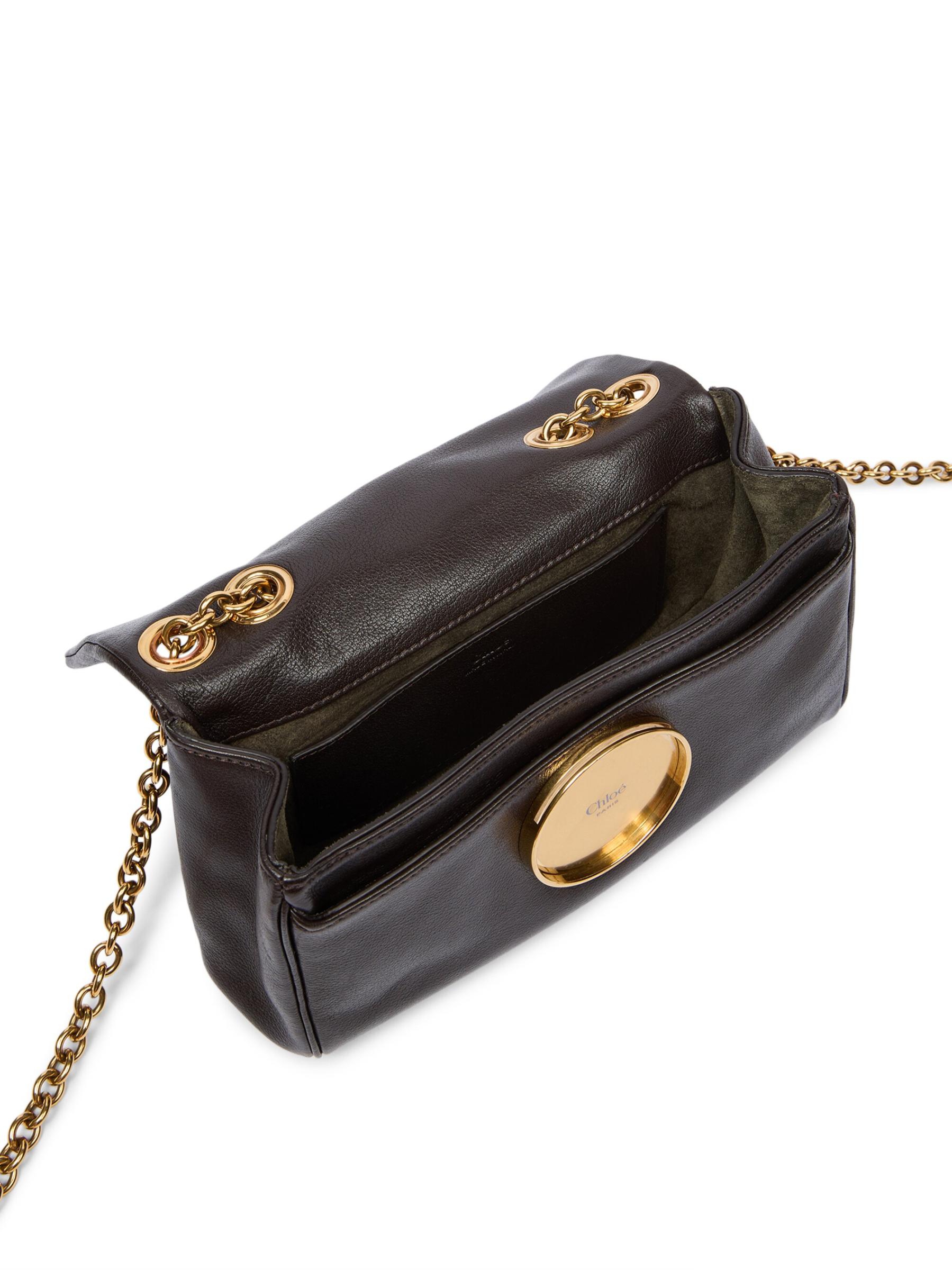 【関税＆送料込み】ChloAC Small ChloAC Heritage Bag In Chloé グレインレザー製Chloé Heritageスモールショルダーバッグ
