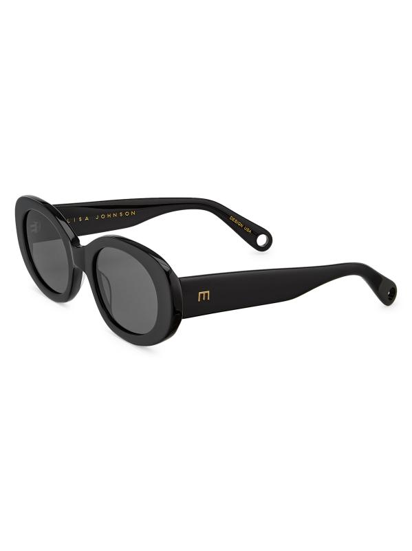 Lyna 52MM Tortoiseshell Sunglasses