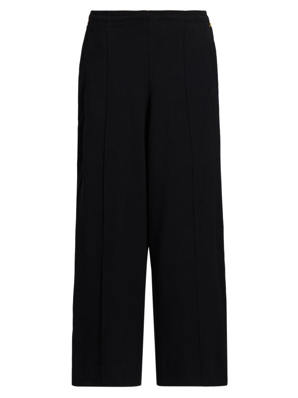 بنطال رياضي واسع الساق من القطن بشعار الماركة