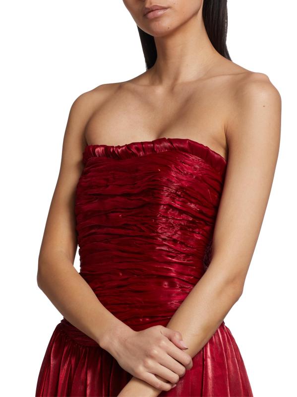 #6: فستان ريجينت متوسط بدون أكمام - العقيق الأحمر