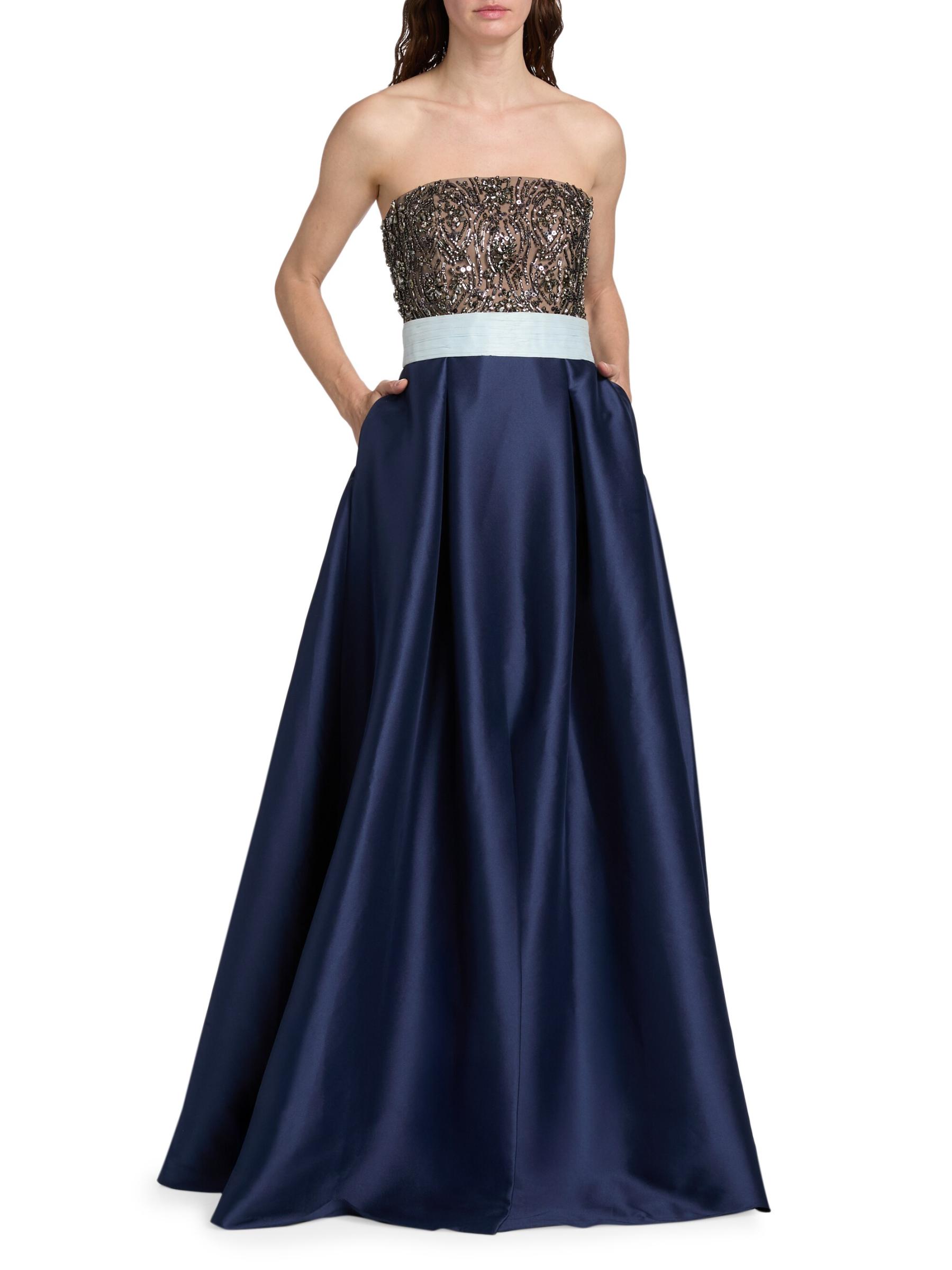 REBECCA VALLANCE ストラップレス ガウン ドレス Lena Strap Gown – Rebecca Vallance