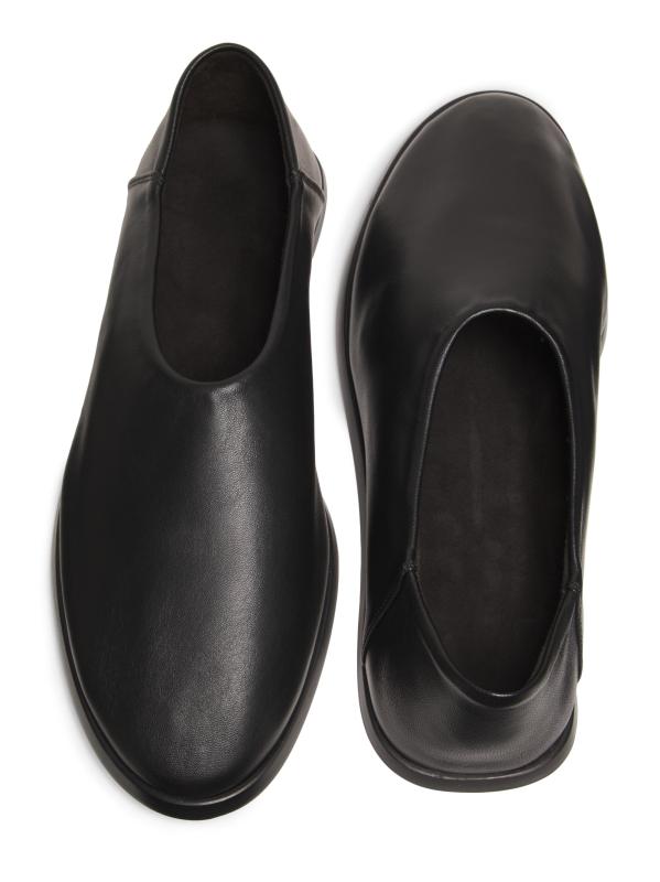 #4: حذاء ليذر مايل - أسود