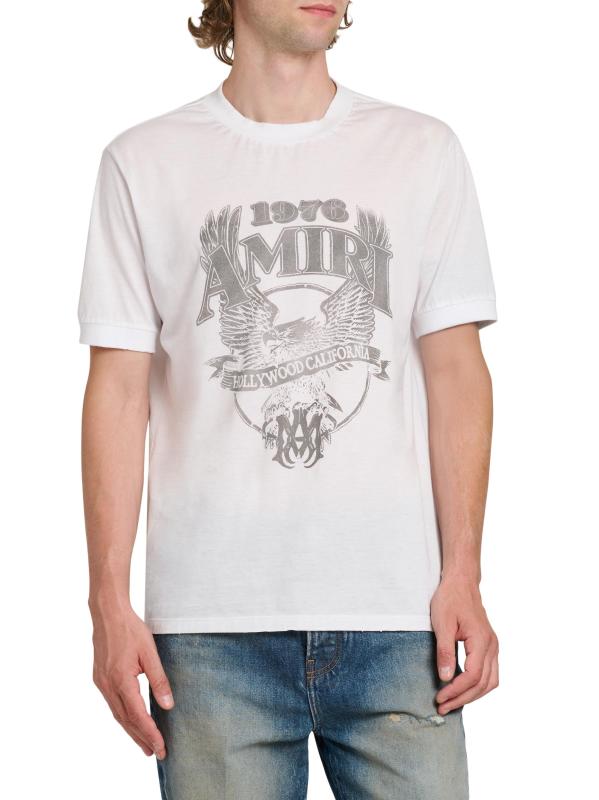 #2: تيشيرت أميري إيجل برقبة مستديرة - أبيض