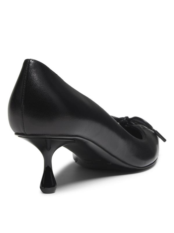 【JIMMY CHOO】50mm スカーレット レザーパンプス スカーレット 50 ｜ブラック ナッパレザー・パンプス｜ジミー チュウ
