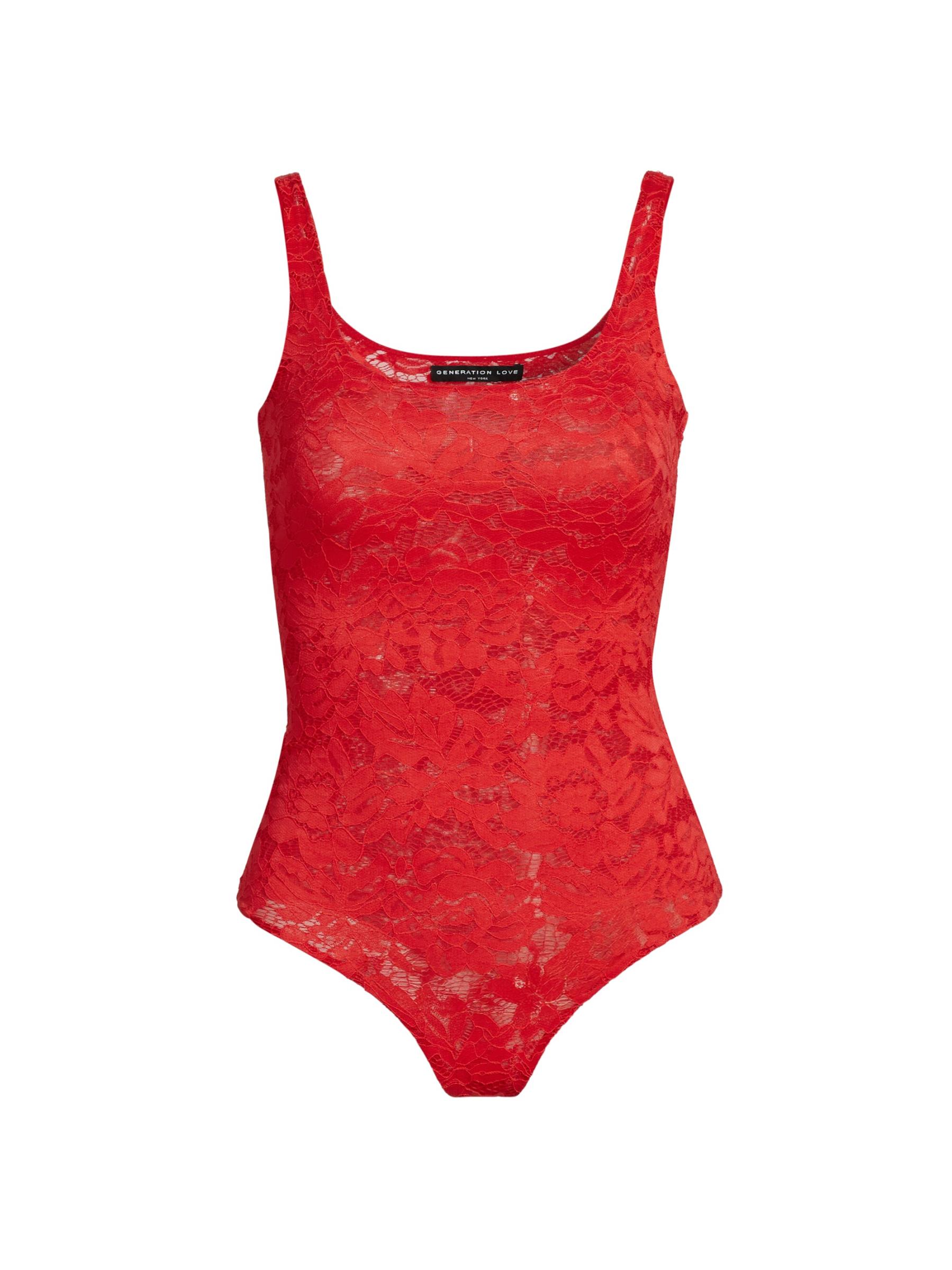 Shop Generation Love - Gigi Floral Lace Bodysuit | Saks