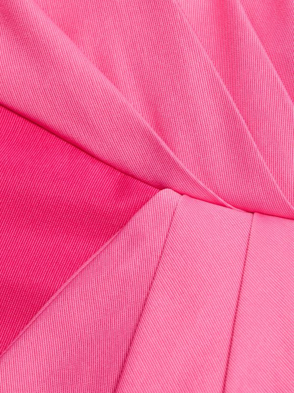 #6: فستان سويت هارت بلونين بدون حمالات - فلامنغو الخشخاش الوردي