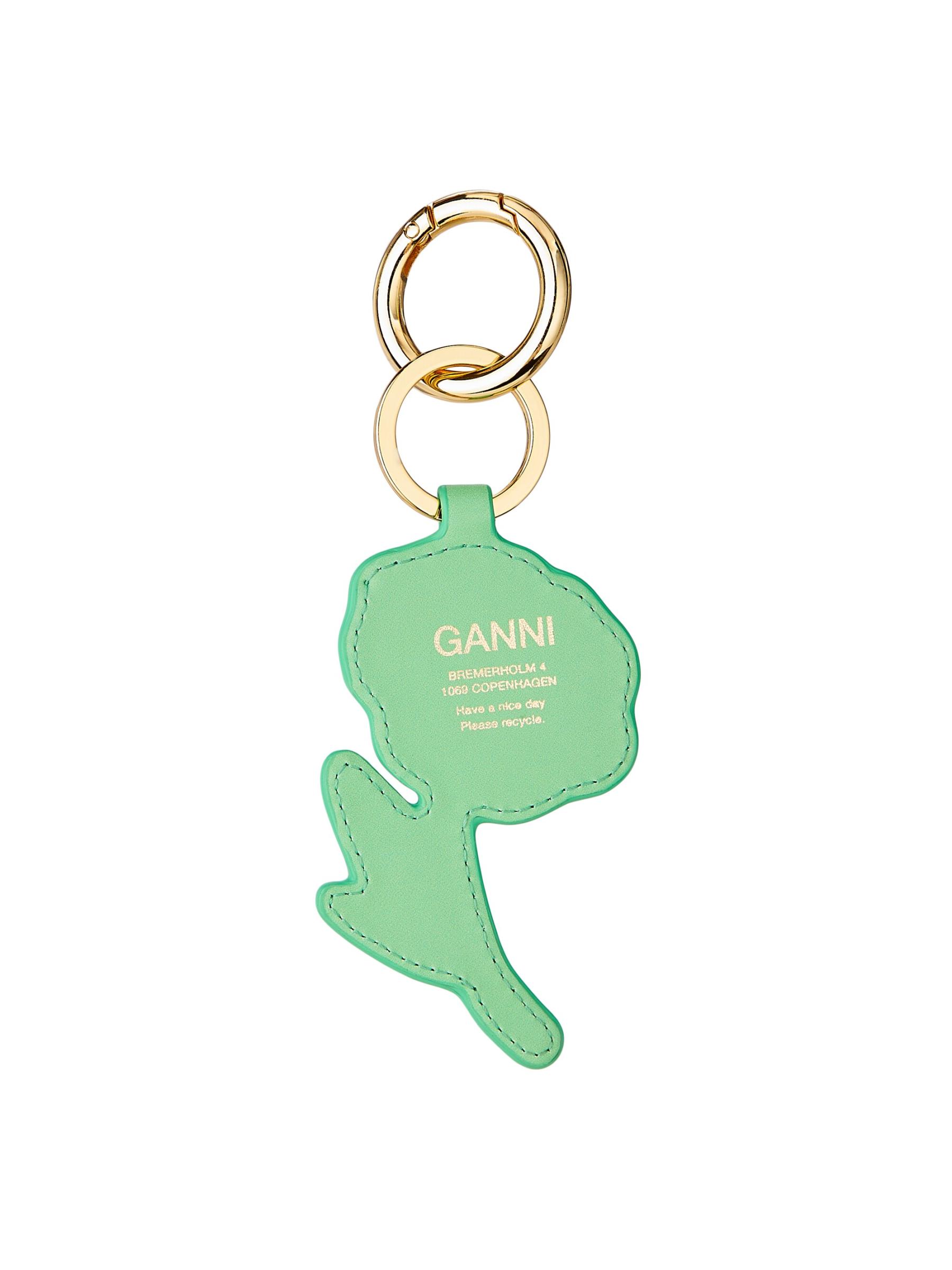 キーホルダー・キーリング Ganni Unisex Flower Keyring A5001-747 Shop GANNI - Flower Keyring | Saks Fifth Avenue Bahrain