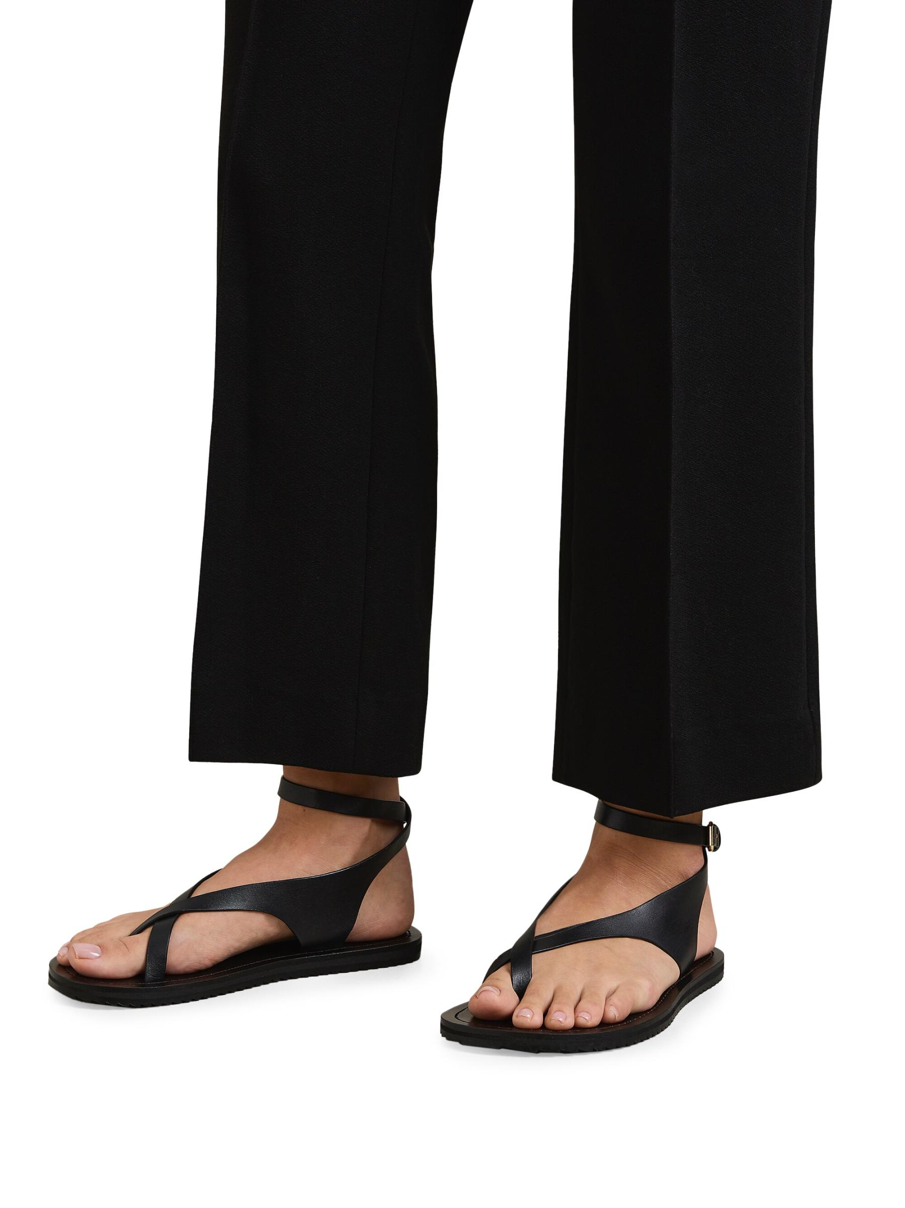 サンダル・ミュール A.EMERY SS25 MILLAR SANDAL (242270 BLK) Shop A.Emery - Millar Leather Sandals | Saks Fifth Avenue
