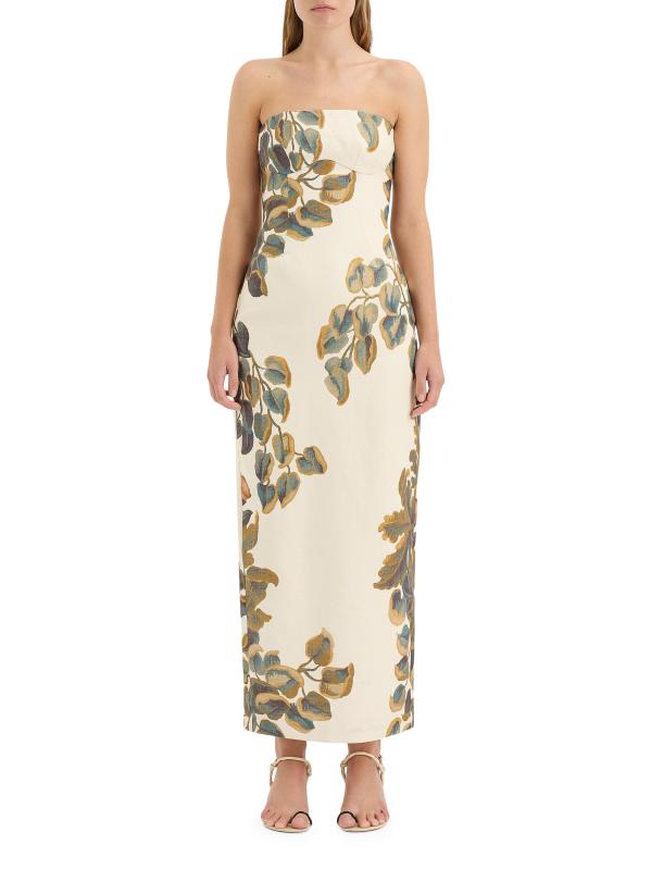 Evalita Column Midi-Dress