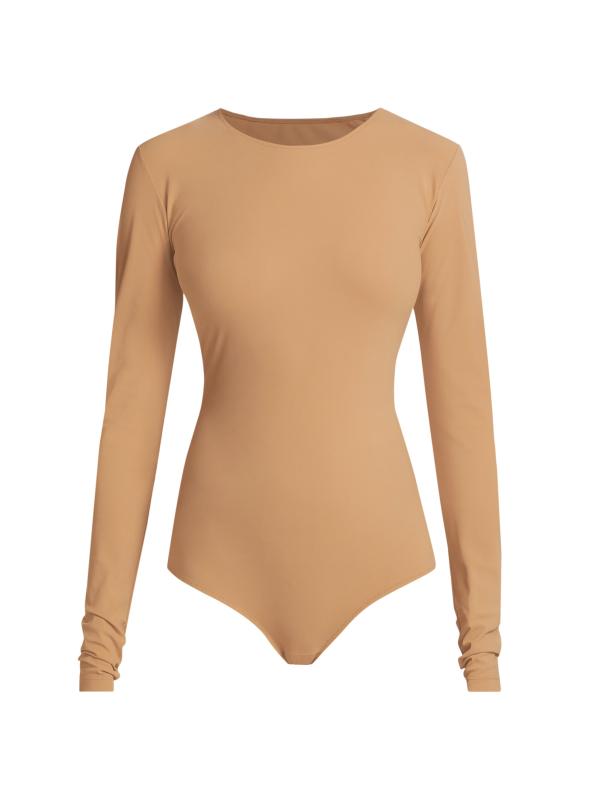 【国内発送】Maison Margiela ジャージー ボディスーツ MM6 Maison Margiela - ジャージーロングスリーブボディスーツ