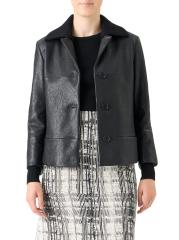 【AKRIS】アクリス レザージャケット【美品】 Akris punto - クリンクルレザージャケット をオンライン購入 | Saks