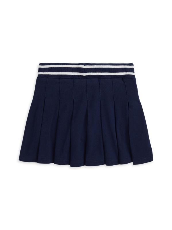 #2: تنورة جيرسيه ذات ثنيات للفتيات الصغيرات - البحرية الراقية