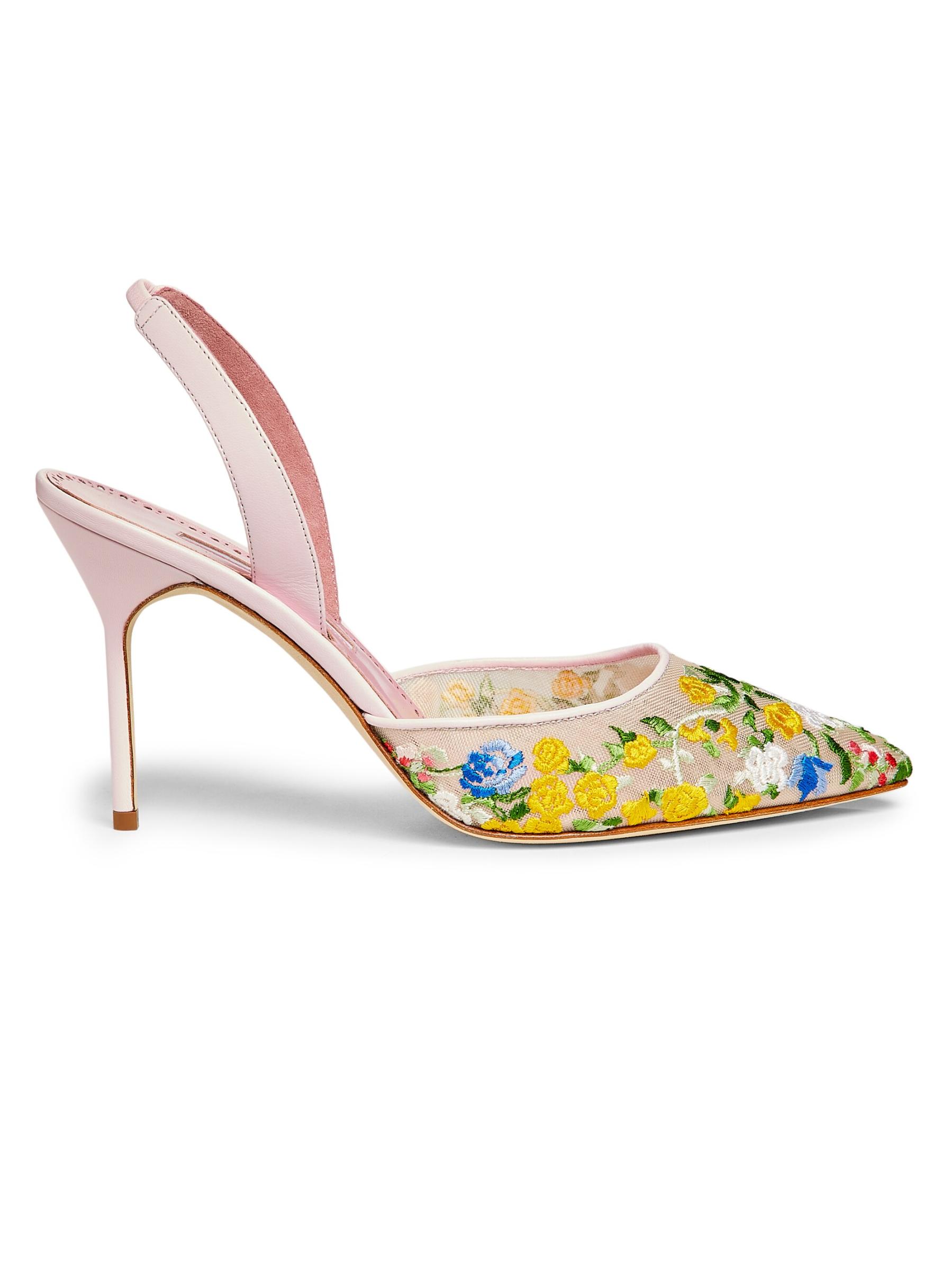 早い者勝ちMANOLO BLAHNIK LGRY ルルム　90mm Manolo Blahnik - ルルム 90MM エンベリッシュド サテン