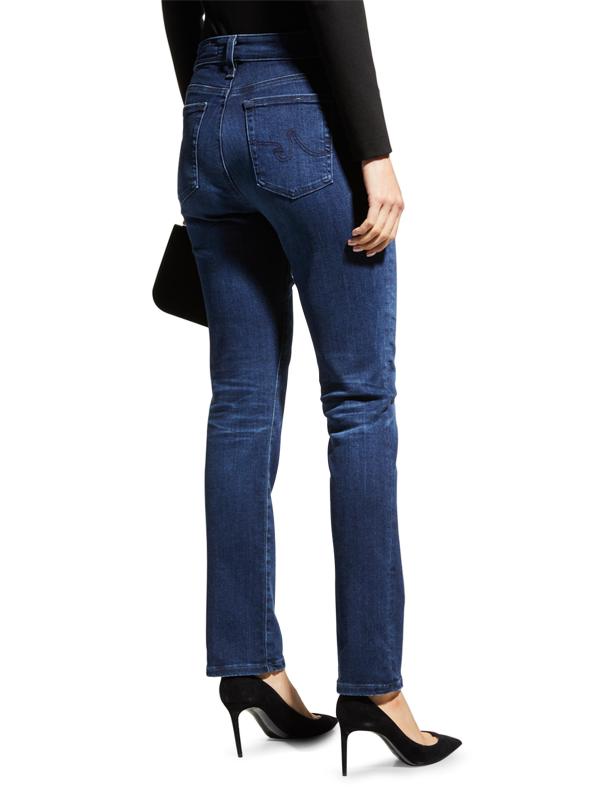 #3: بنطال جينز ماري بتصميم ضيق مستقيم - أزرق داكن