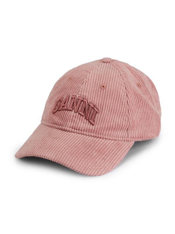 【GANNI】ベースボール キャップ GANNI - コーデュロイ ベースボールキャップ をオンライン購入