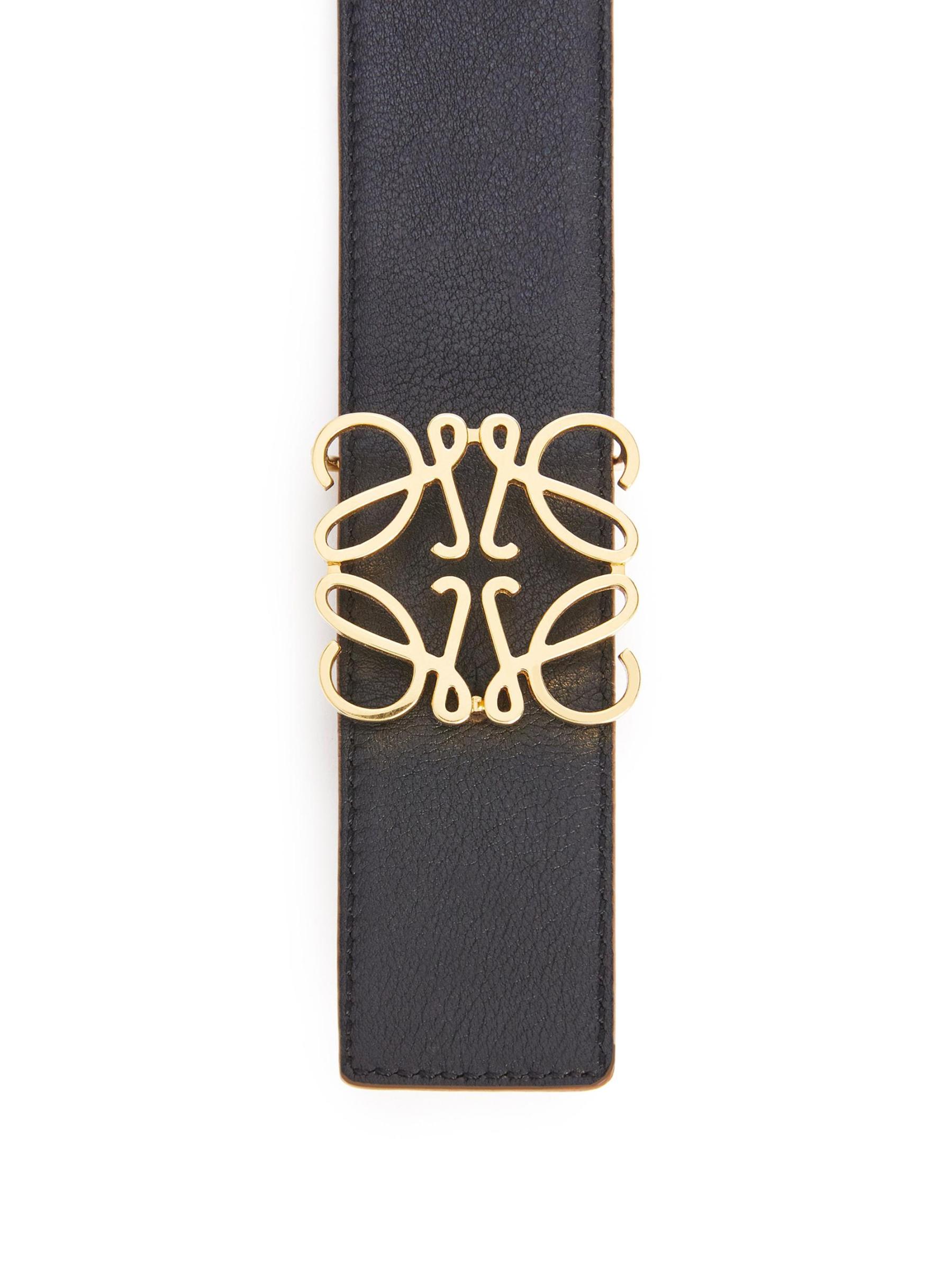 Loewe - ロゴ入りバックル付きリバーシブルレザーベルト をオンライン