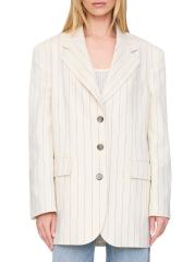【STELLA MCCARTNEY】シングルブレスト ブレザー メドゥーサ ビギー シングルブレスト ブレザー ブラック