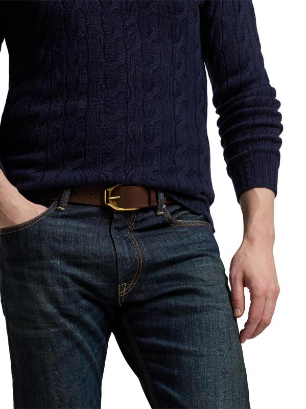 #2: حزام فاتشيتا الجلدي - حقيبة سفر باللون البني