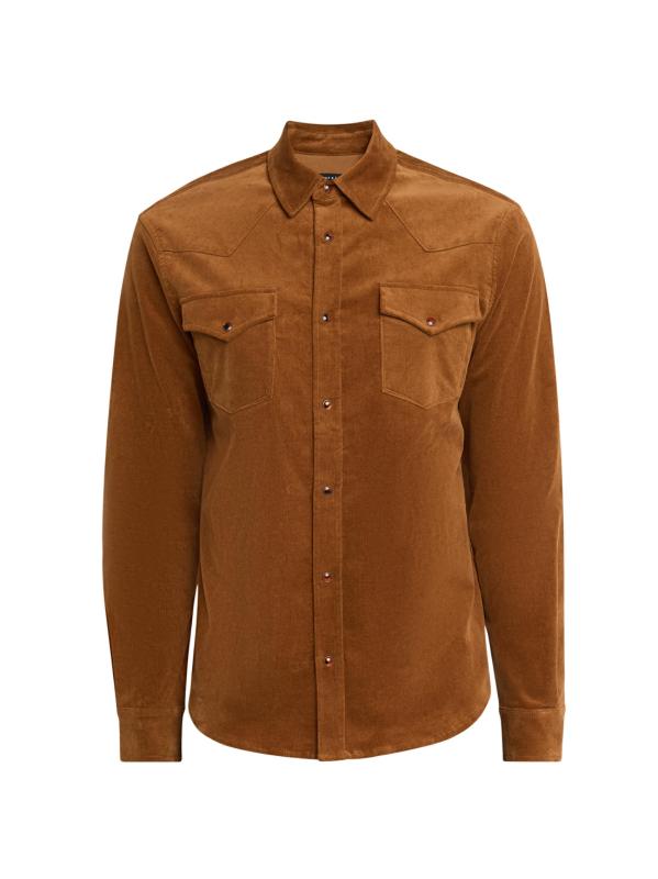 Eastwood Needle Corduroy Saddle Western Shirt