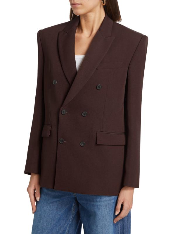 【関税込み】WARDROBE.NYC ブラック ダブルブレスト コート WARDROBE.NYC ウィメンズ ダブルコート通販 - FARFETCH