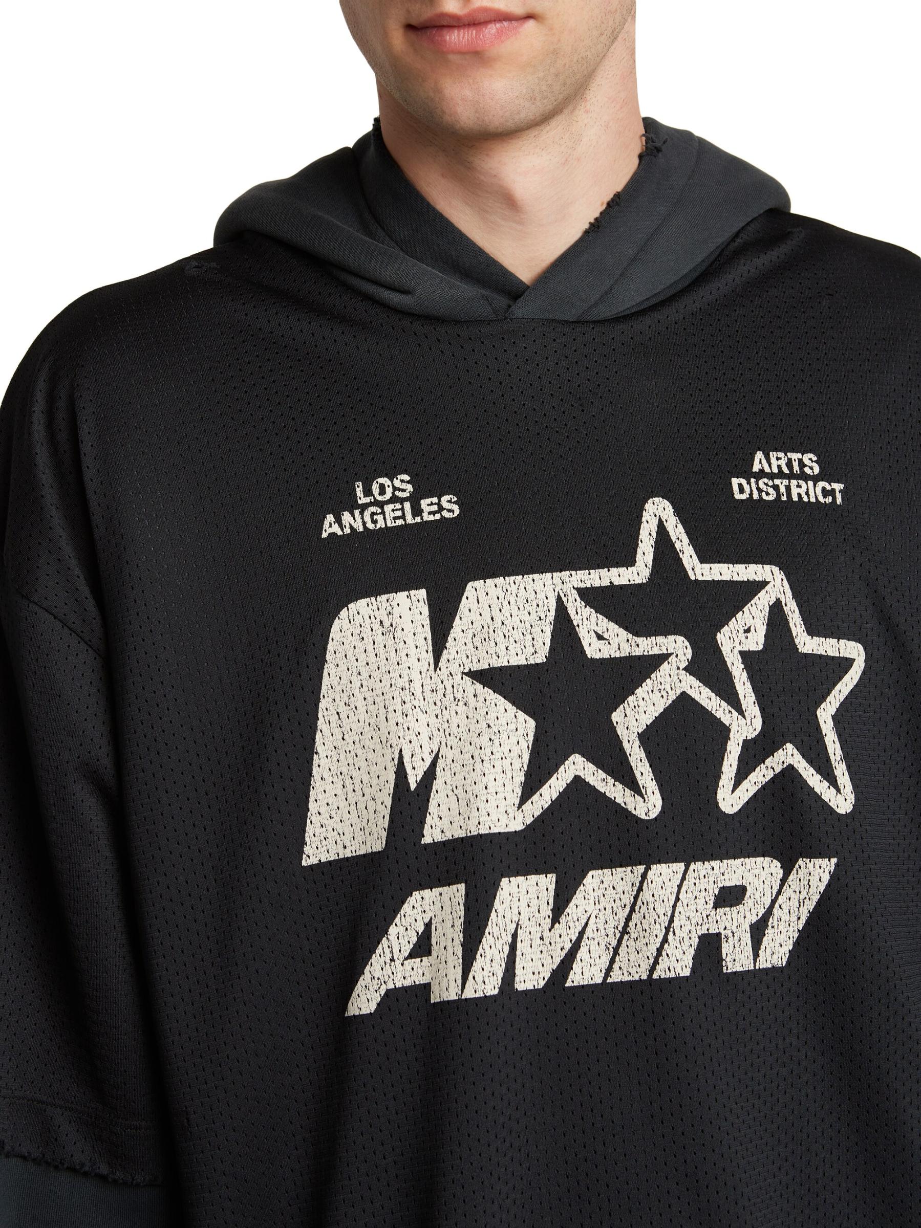 ◆Amiri◆スター・メッシュ・レイヤード・パーカー Amiri - スター・メッシュ・レイヤード・パーカー をオンライン