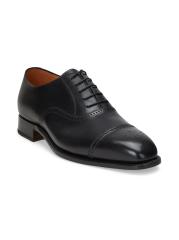 Shop Ralph Lauren Purple Label - Denver Cap-Toe Leather