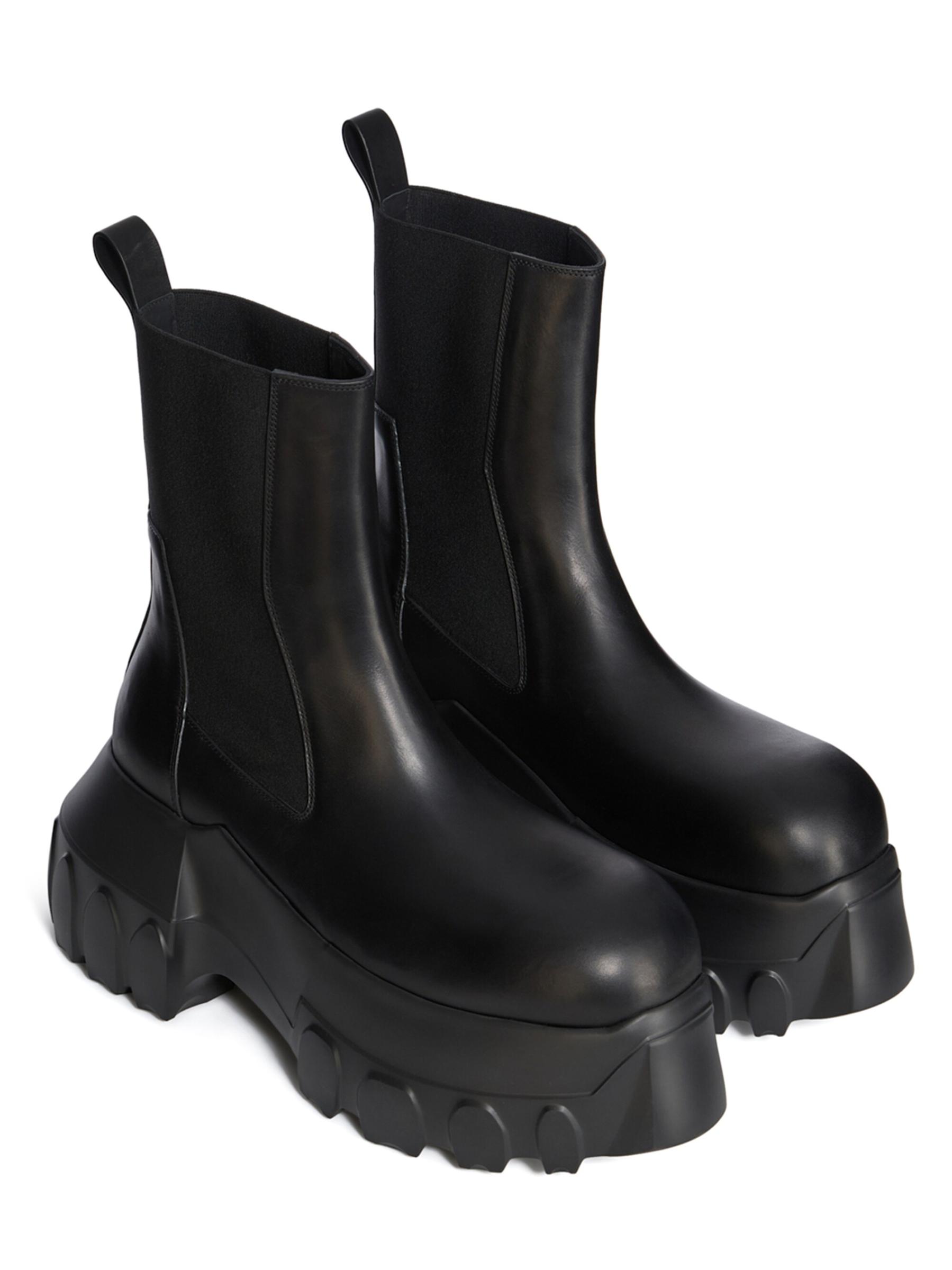 *Rick Owens* Beatle Tractor スエードレザーチェルシーブーツ Rick Owens* Beatle Tractor スエードレザーチェルシーブーツ