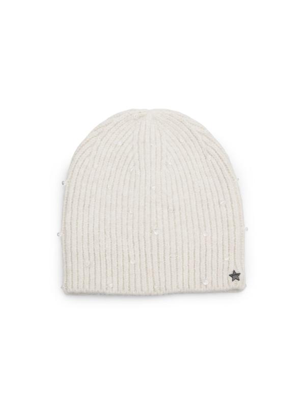 قبعة محبوكة بشعار الماركة