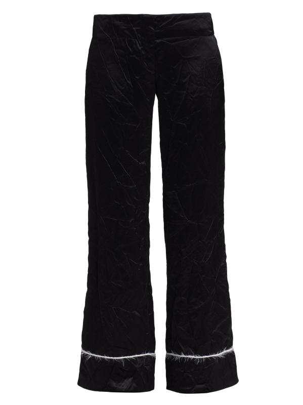 بنطال بأساور واسعة الساق