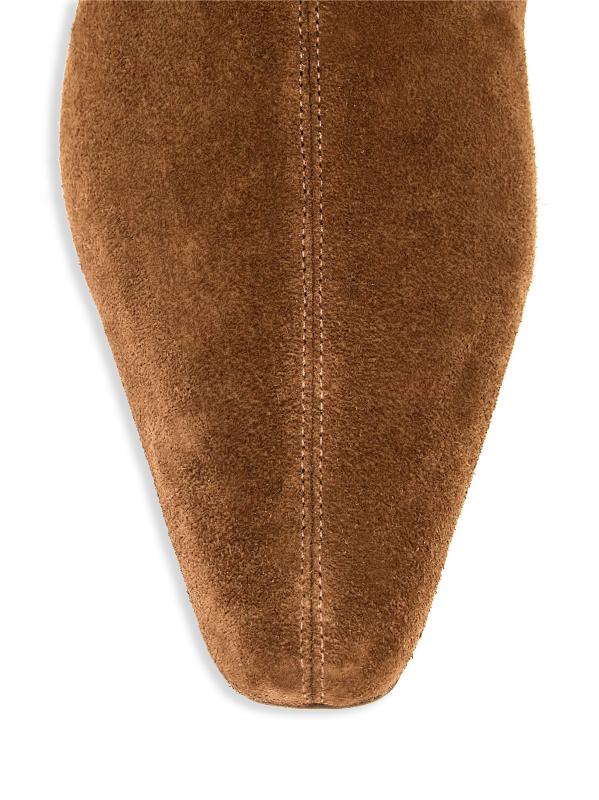 #4: أحذية والي من الجلد المدبوغ تصل إلى الركبة - أسمر