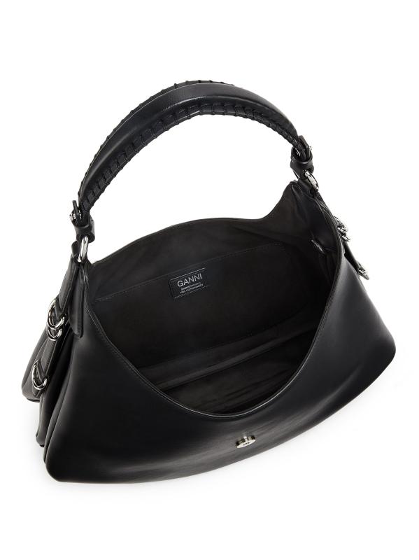 #4: حقيبة هوبو بشعار كات - أسود