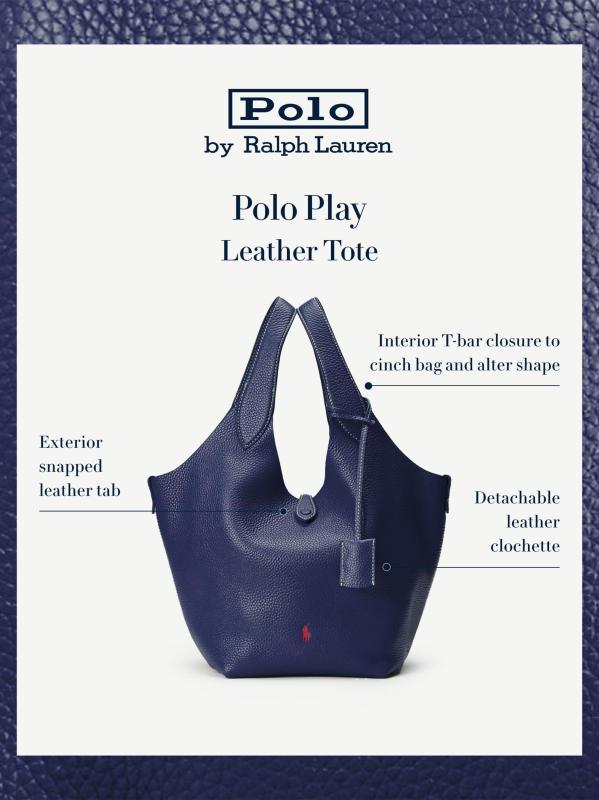 Polo Ralph Lauren - ラージ ポロ プレイ レザー トートバッグ を