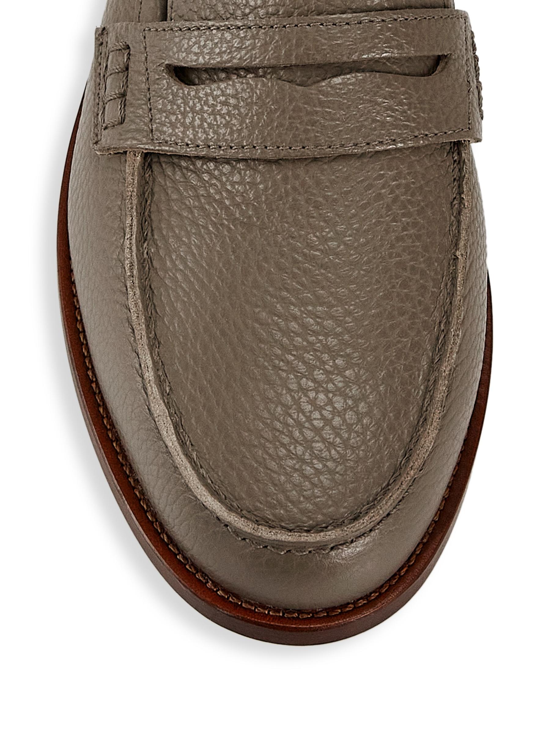 [MANOLO BLAHNIK] PERRITA カーフレザーペニーローファー PERRITA | Dark Blue Calf Leather Penny Loafers | Manolo Blahnik