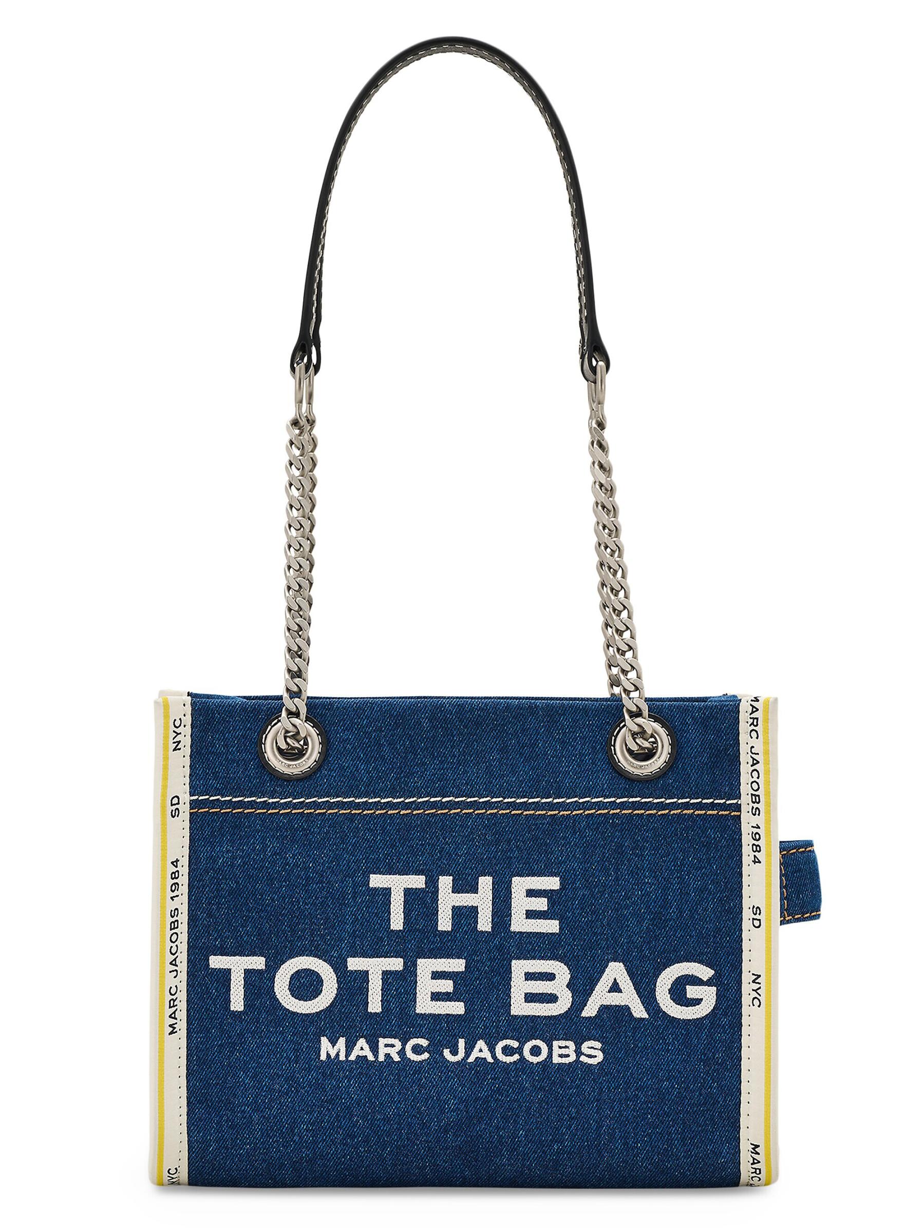 Shop Marc Jacobs - The Denim Chain Small Tote Bag | Saks