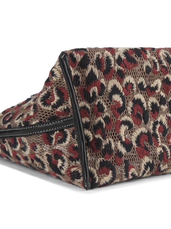 #6: حقيبة ميني ماركت مطرزة بنقشة جلد الفهد - نمر