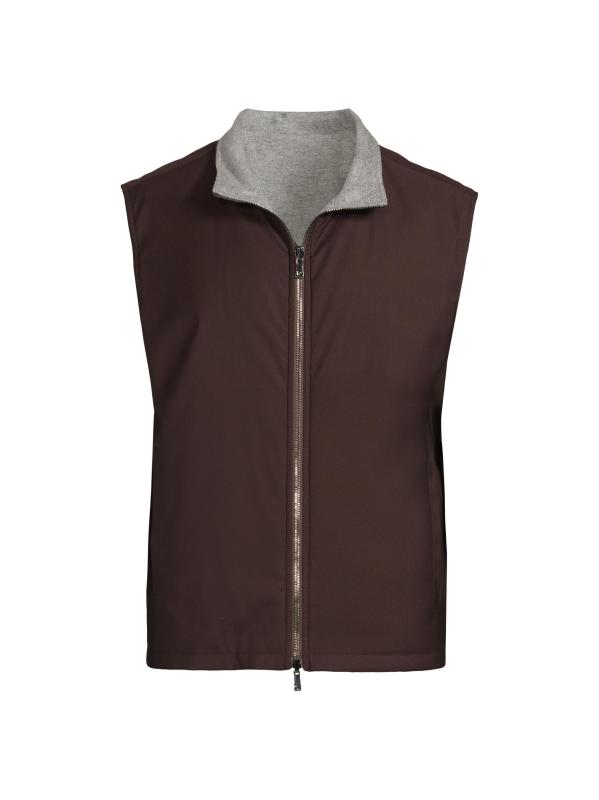 Reversible Wool-Blend Vest
