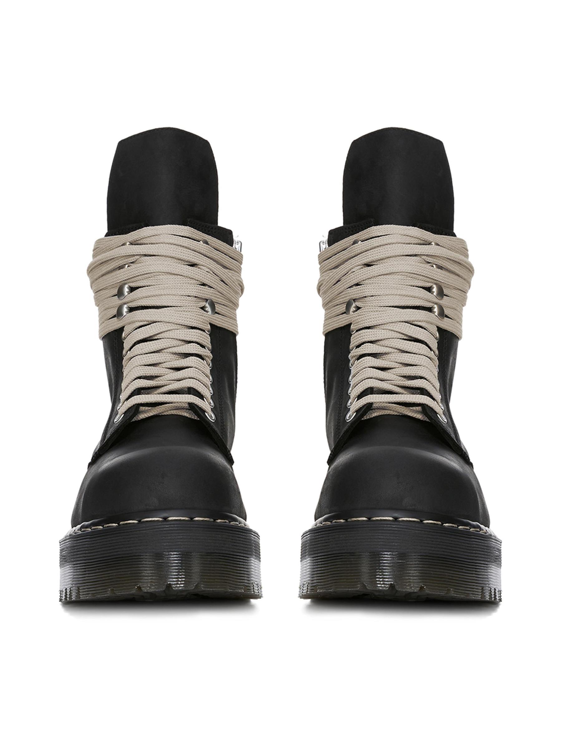Shop Rick Owens - Dr. Martens x Rick Owens Quad-Sole Steel-Toe