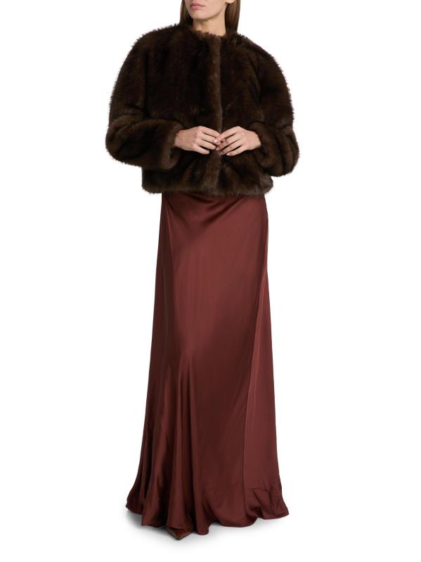 #7: جاكيت جوين من الفرو الصناعي - المنك