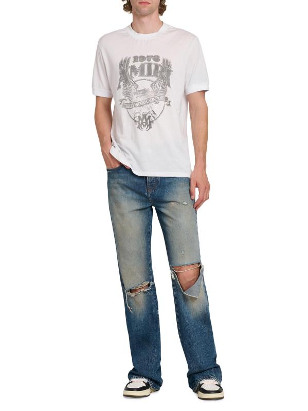 #6: تيشيرت أميري إيجل برقبة مستديرة - أبيض