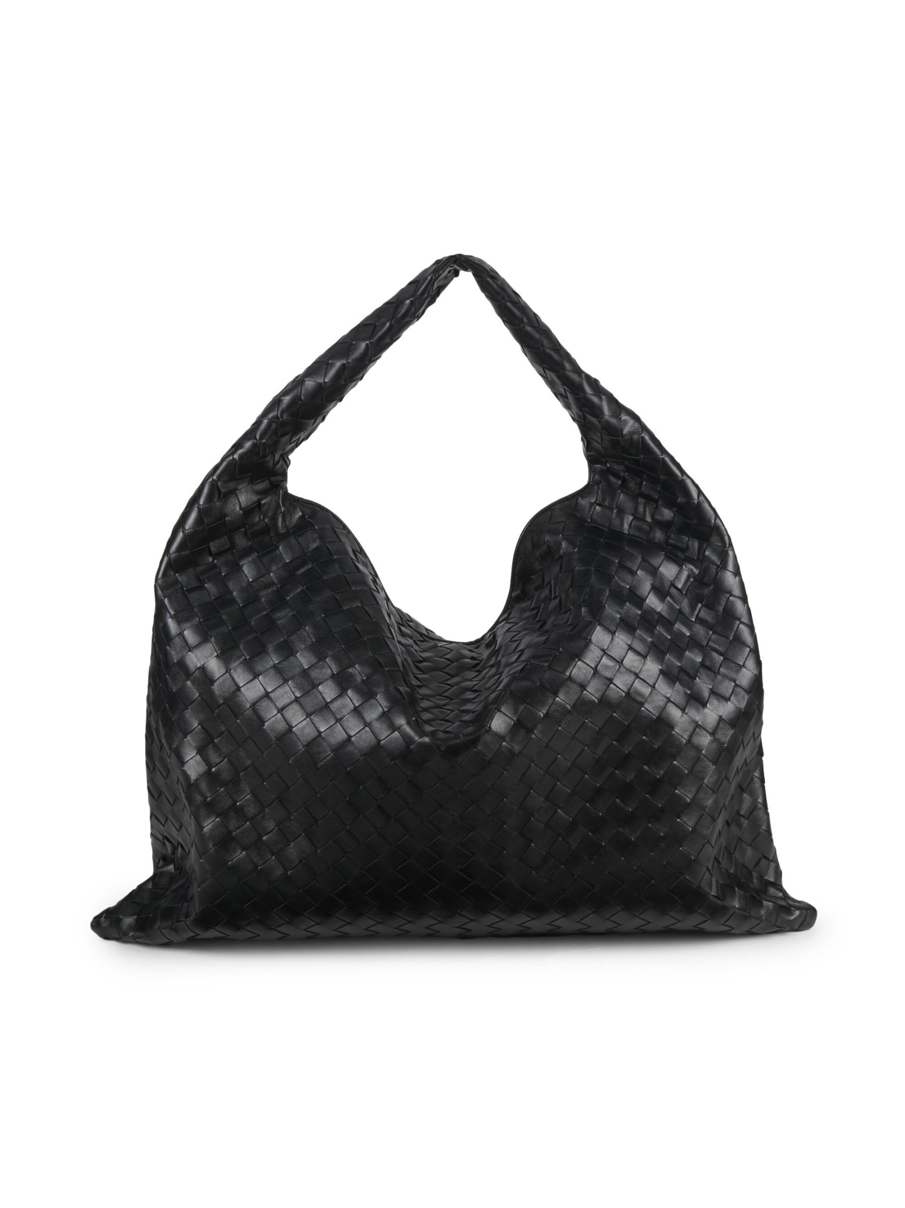 Bottega Veneta - ラージ・ホップ・レザー・ホーボーバッグ を