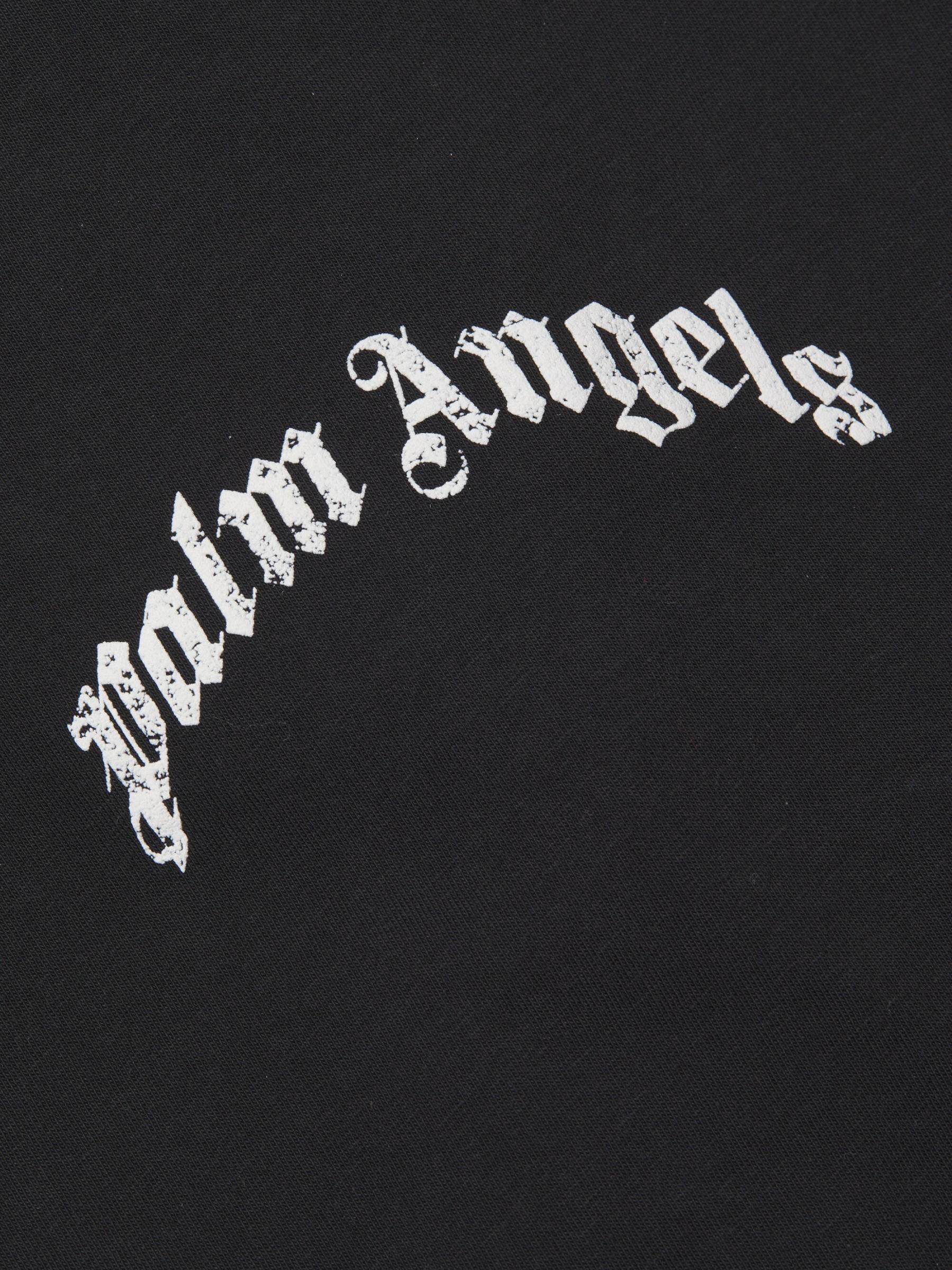 Shop Palm Angels - Back-Curved Logo T-Shirt | Saks Fifth