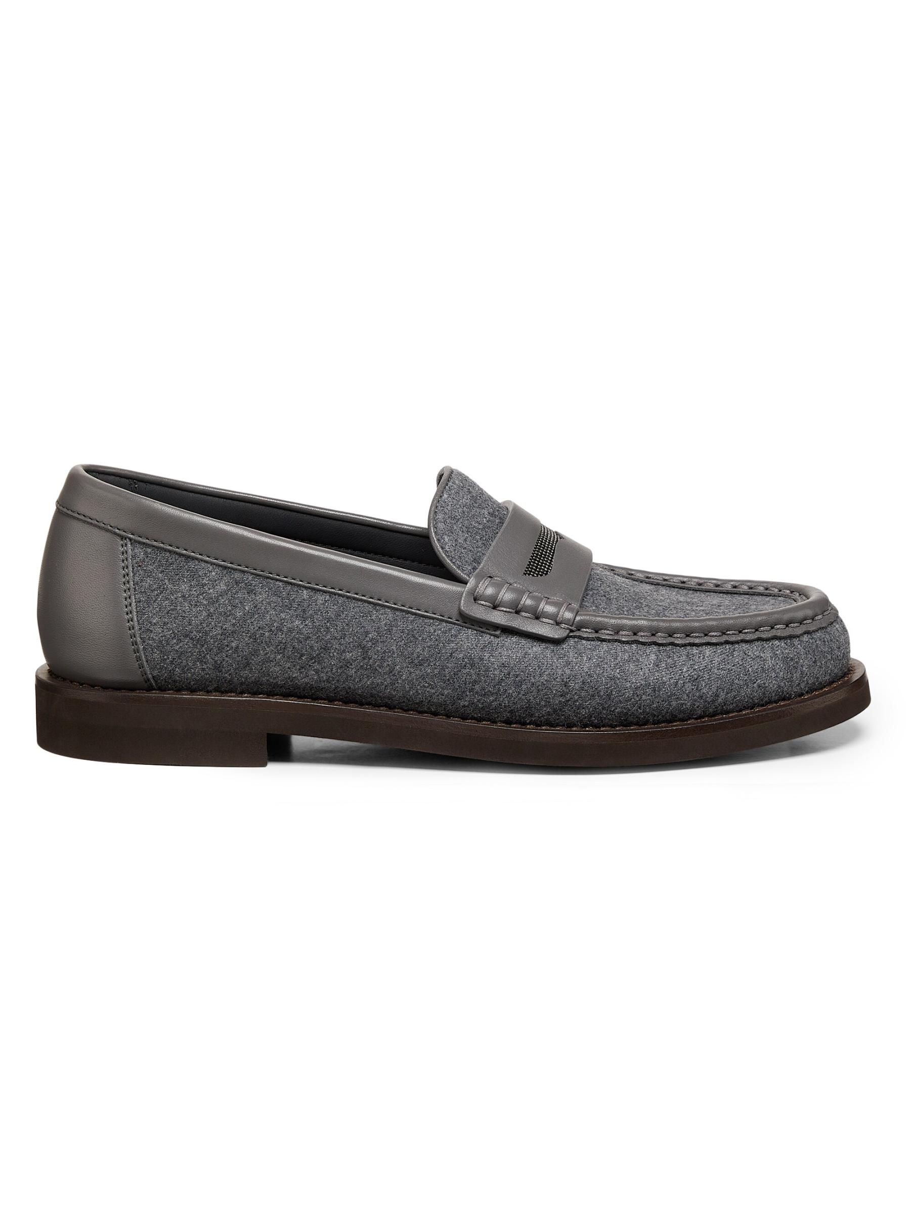 Brunello Cucinelli - ヴァージン・ウール ペニーローファー を