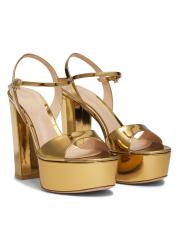 Gianvito Rossi - 120MM メタリックレザープラットフォーム