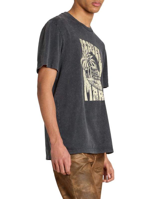 Isabel Marant ★ オノレ ロゴ コットン Tシャツ Isabel Marant - オノレ ロゴ コットン Tシャツ をオンライン
