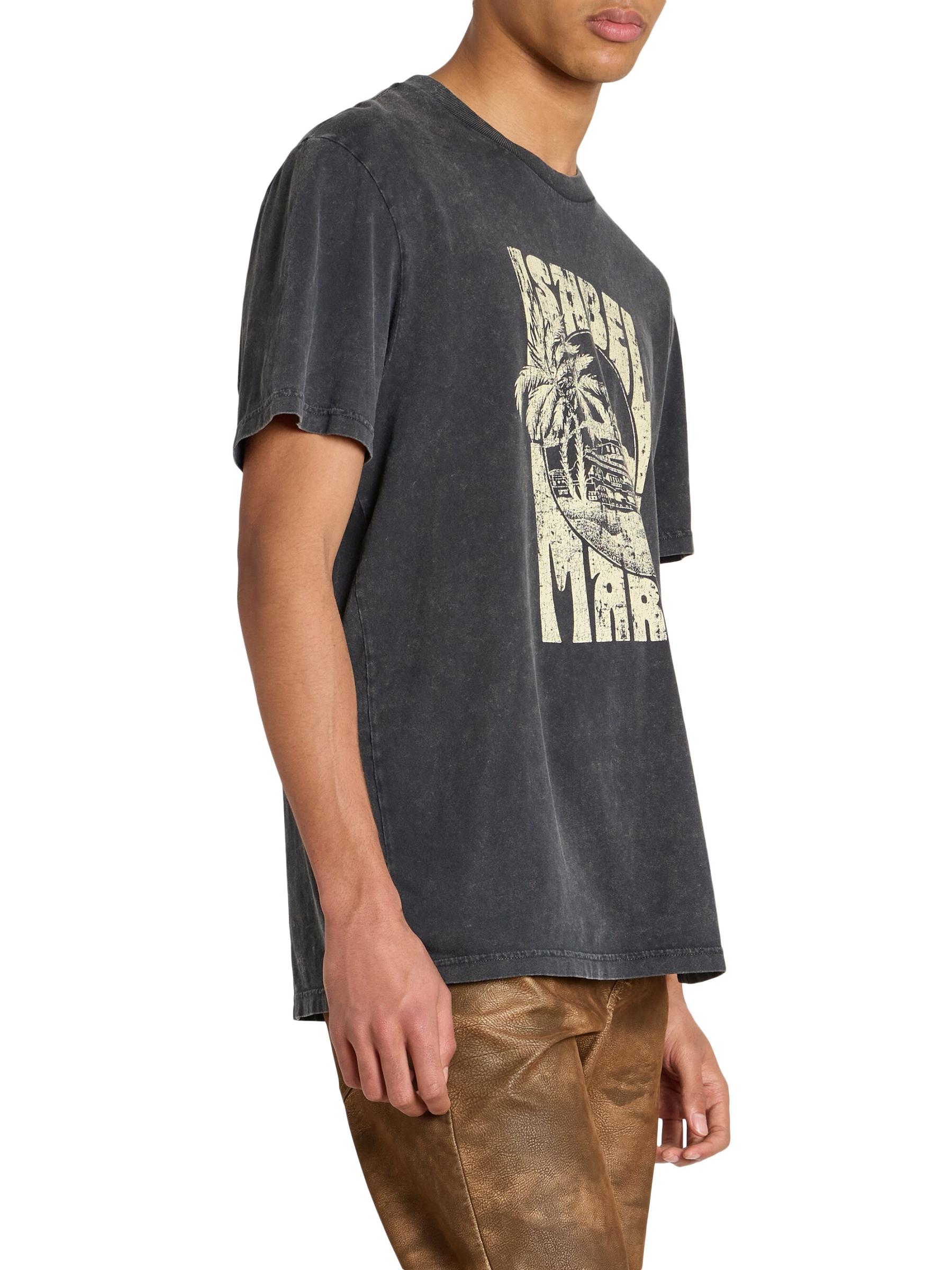 【関税&送料込】Marant T-Shirt Honore Honore T-shirt Man purple | ISABEL MARANT Official online store