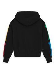 【AMIRI】スタックドボーンズ パーカー 希少】AMIRI スタックドボーンズ パーカー 骨 長袖 ブラック